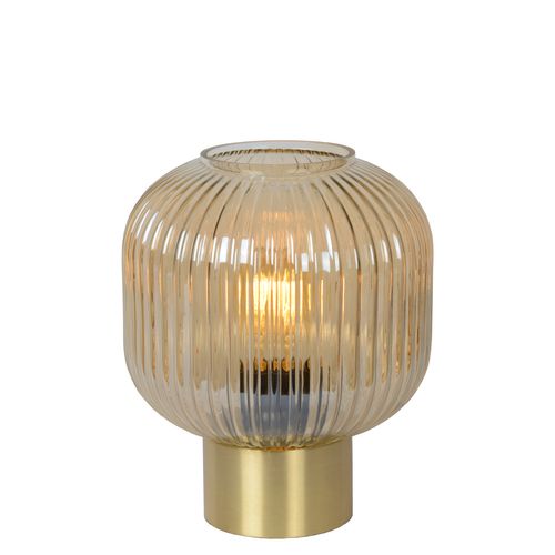 Lucide Tafellamp Maloto Amber ⌀20cm E27