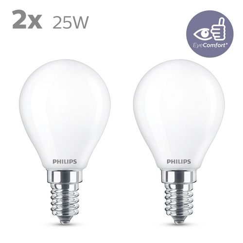 Philips Ledlamp Warm Wit E14 2,2w 2 Stuks