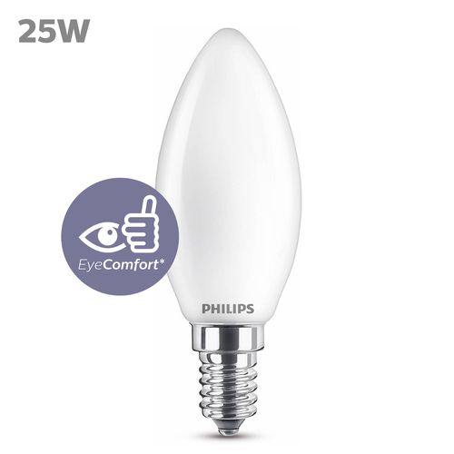 Philips Ledlamp Kaars E14 2,2w Koel Wit