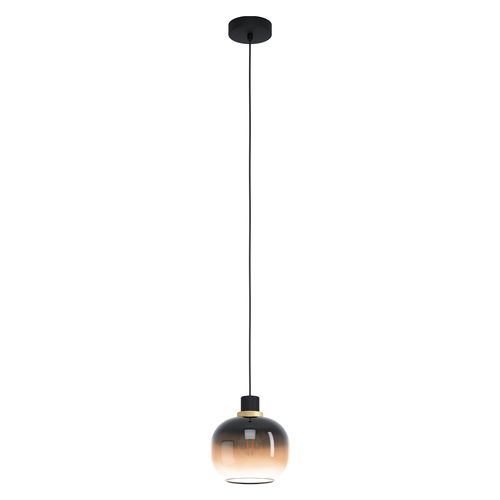 Eglo Hanglamp Oilella Zwart/bruin E27