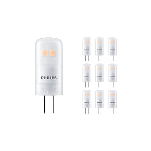 Voordeelpak 10x Philips Corepro Ledcapsule G4 1w 120lm - 830 Warm Wit | Vervangt 10w