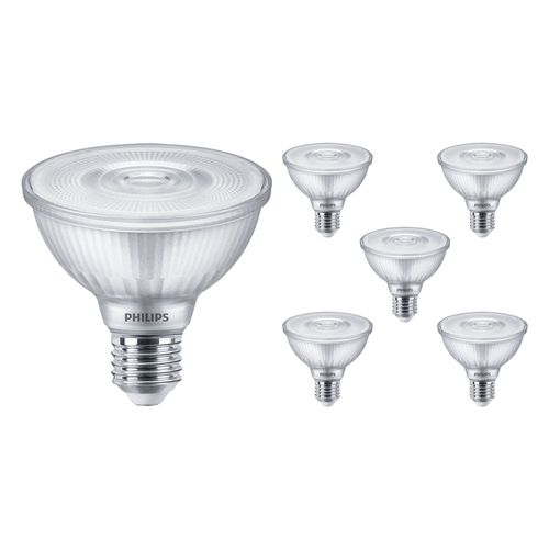 Voordeelpak 6x Philips Master Value Led Lamp Reflector E27 Par30 9.5w 740lm 25d - 927 Zeer Warm Wit