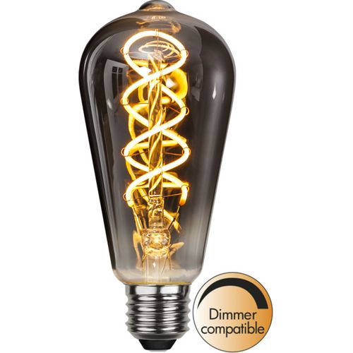 Druppel-edison Lamp - E27 - 2w - Super Warm Wit