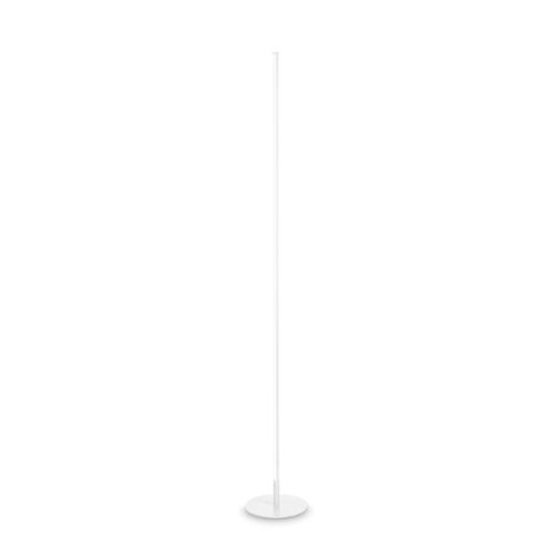 Stijlvolle Ideal Lux Yoko Vloerlamp - Led - Wit Aluminium - Creëer Een Modern Contrast